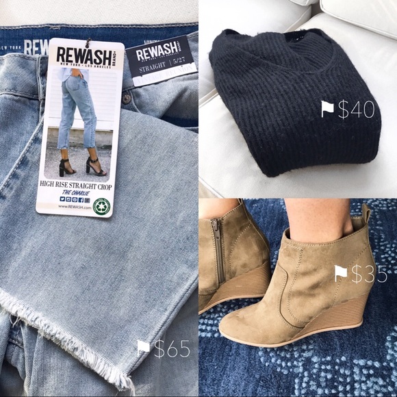 🆕 HIGH RISE STRAIGHT CROP BOYFRIEND JEANS! - Picture 7 of 8